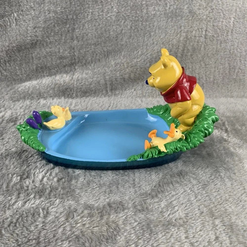 Disney Winnie the Pooh Pond Ducks Soap Dish Vintage A.A. Milne E.H. Shepard